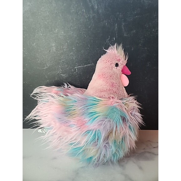 Douglas Cuddle Toys TALU HEN Pastel Chicken Stuffed Animal Plush 9" - Picture 3 of 10